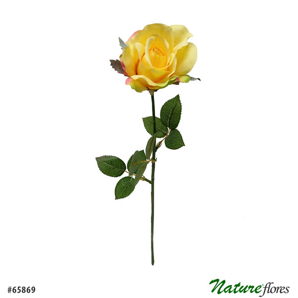 Galho de Rosa Flor Artificial 1F (70cm) - Imagem 10