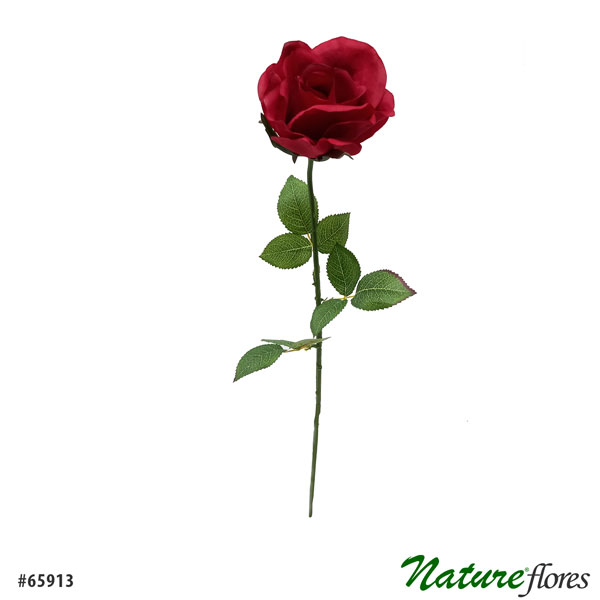 Galho de Rosa Flor Artificial 1F (70cm) - Imagem 14