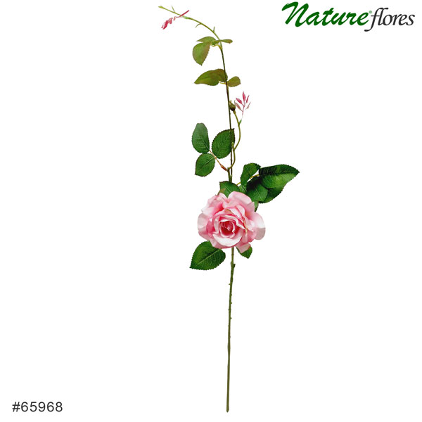Galho de Rosa Flor Artificial 1F (90cm) - Imagem 7