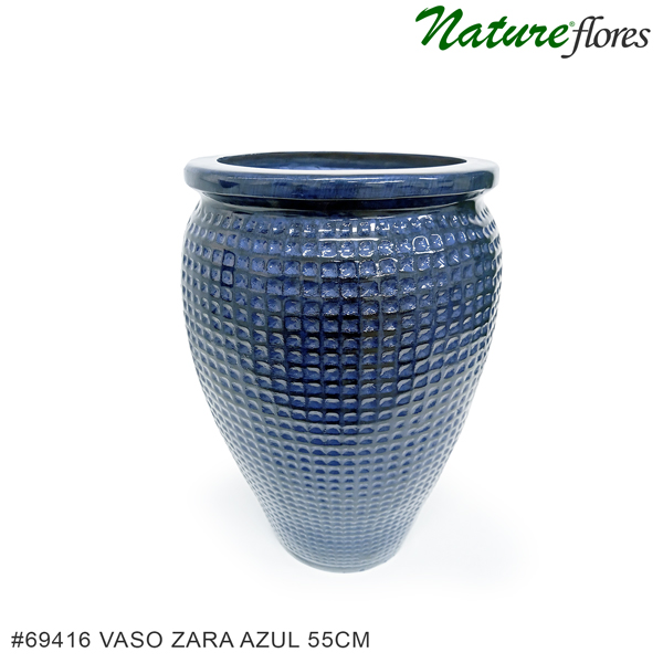 Vaso Fibra Zara - Azul - Imagem 5