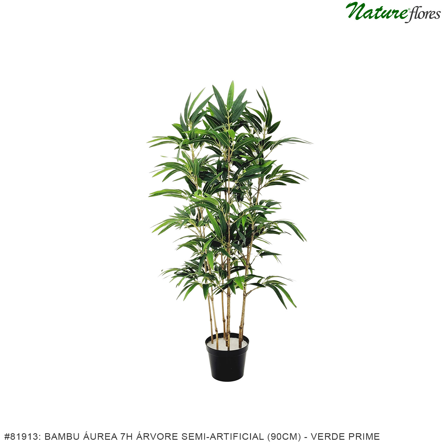 Bambu Áurea 7H Árvore Semi-Artificial - Verde Prime - Imagem 6