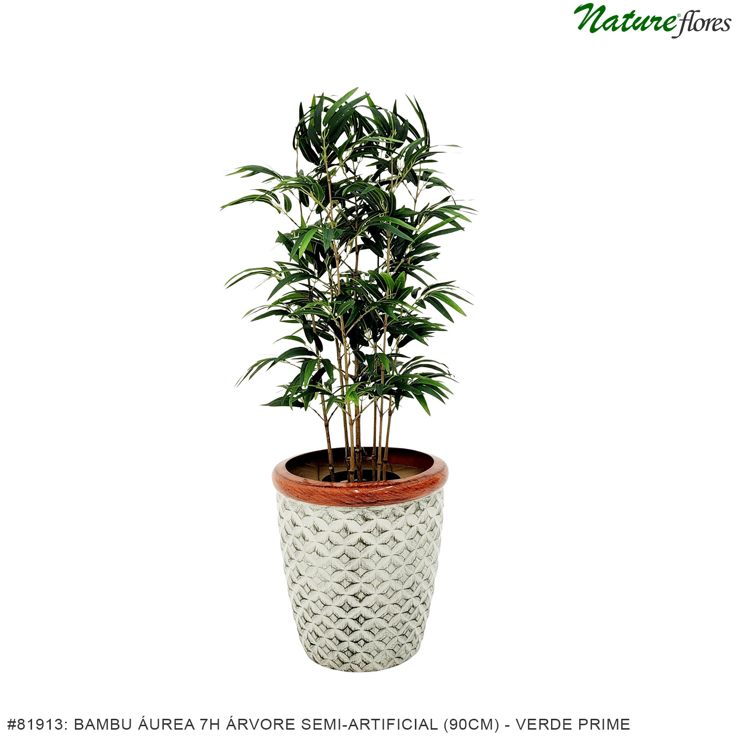 Bambu Áurea 7H Árvore Semi-Artificial - Verde Prime - Imagem 7