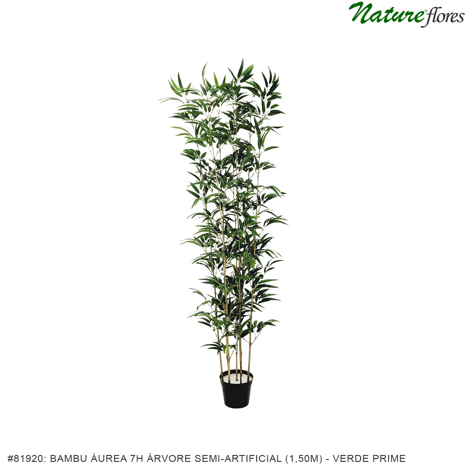 Bambu Áurea 7H Árvore Semi-Artificial - Verde Prime - Imagem 8
