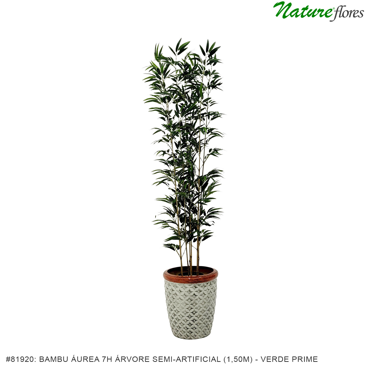 Bambu Áurea 7H Árvore Semi-Artificial - Verde Prime - Imagem 9