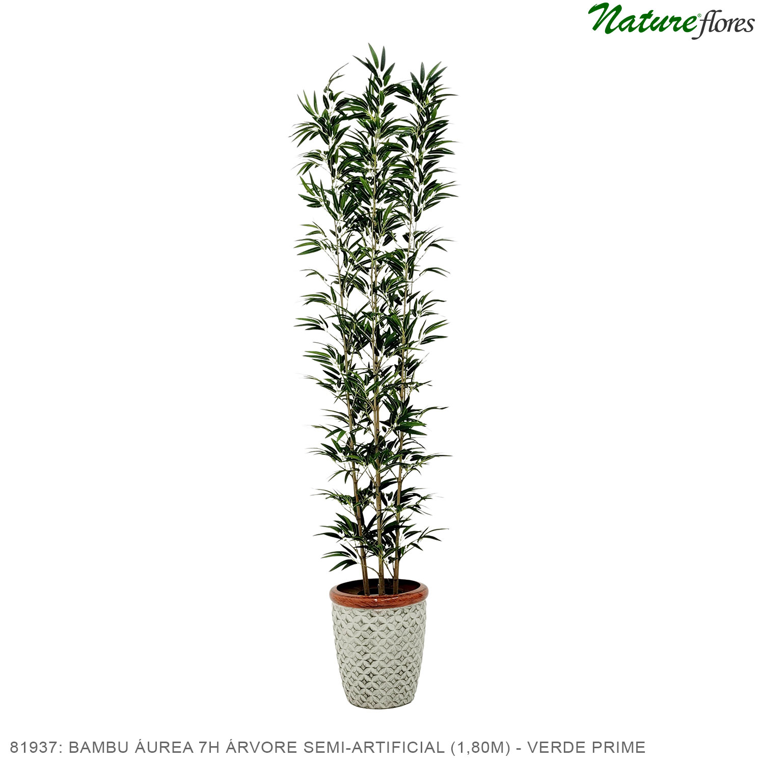 Bambu Áurea 7H Árvore Semi-Artificial - Verde Prime - Imagem 11