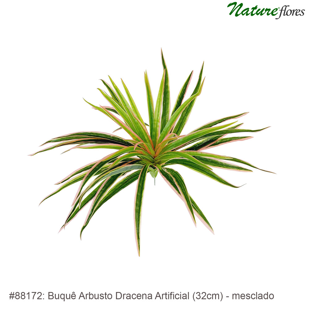 Buquê Arbusto Dracena Artificial (32cm) - mesclado - Imagem 2