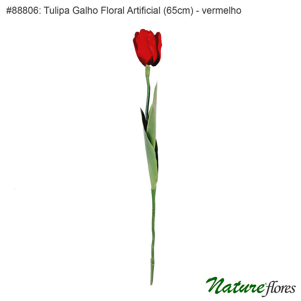 Tulipa Galho Floral Artificial (65cm) - Imagem 8