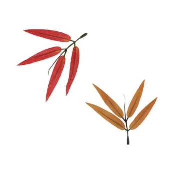 Bambu Folha Outonada Artificial (50 unidades)