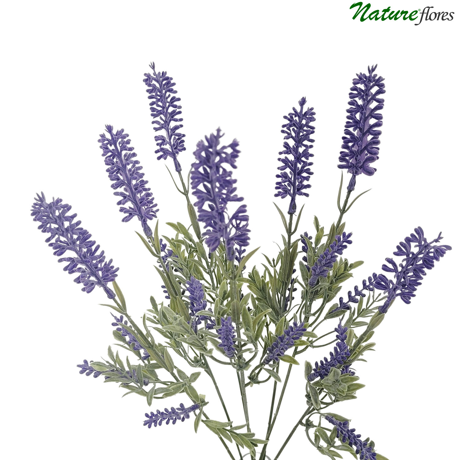 Lavanda Buquê Flor Artificial (46cm) - lilás - Imagem 4