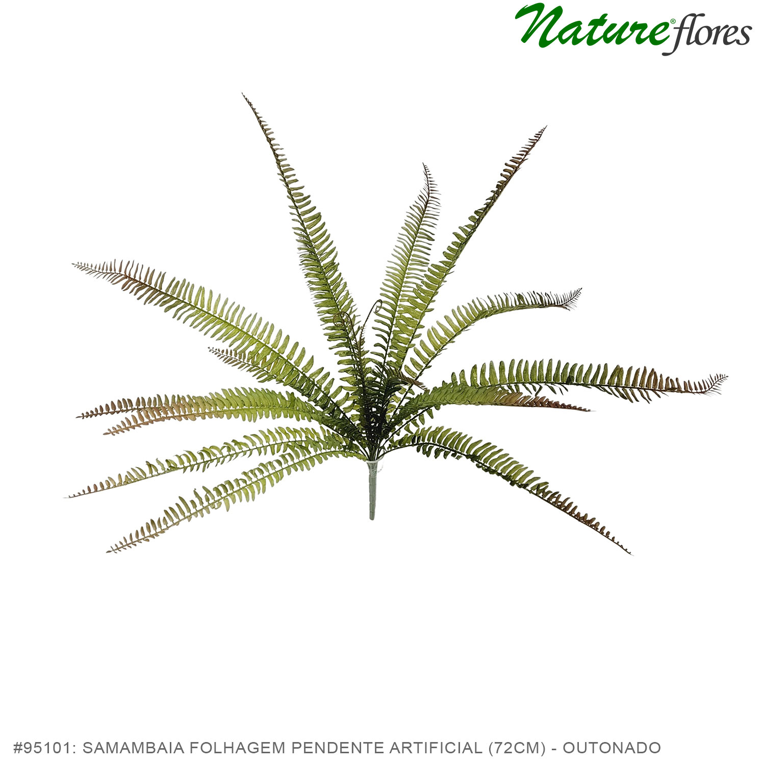 Samambaia Folhagem Pendente Artificial (72cm) - Imagem 3