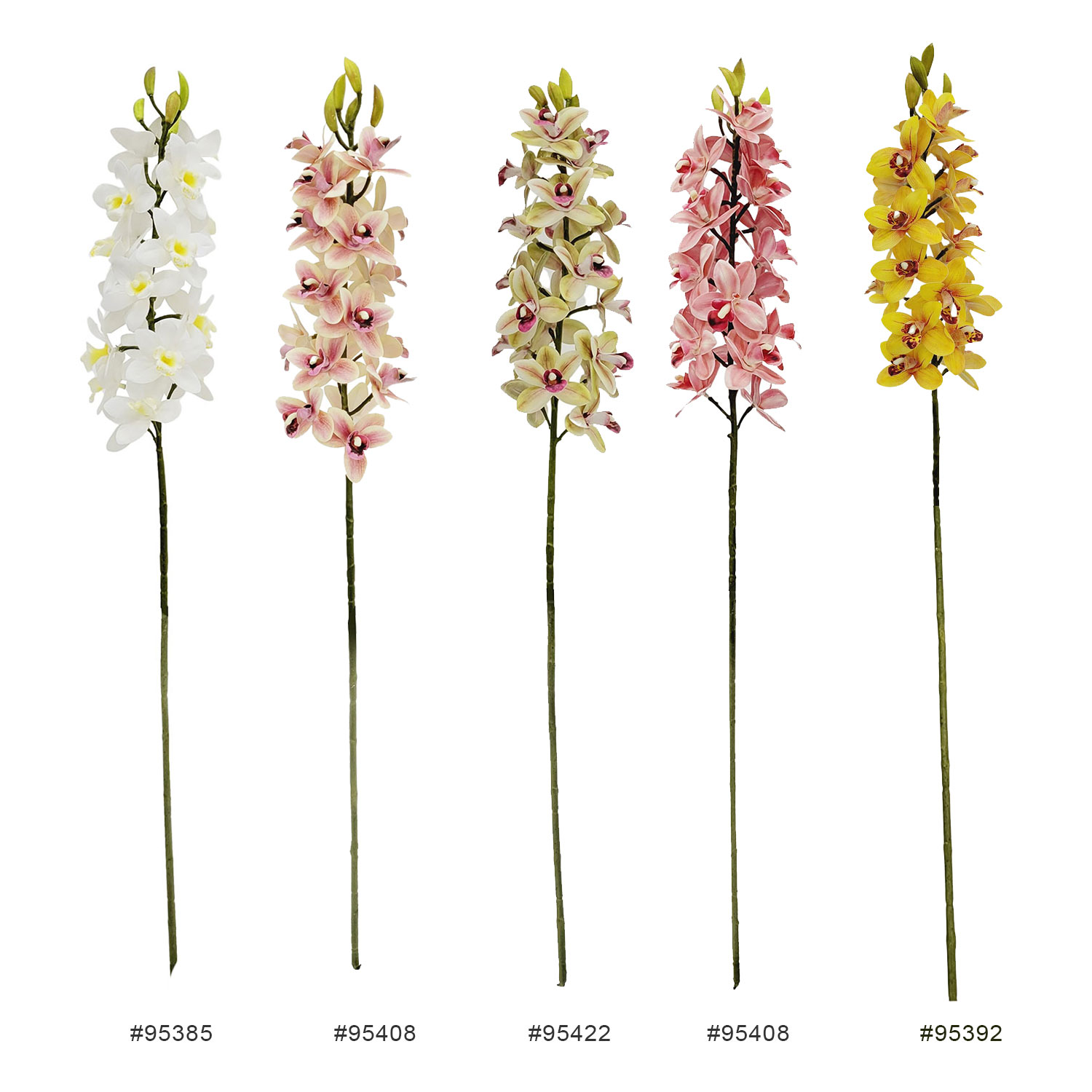 Orquídea Cymbidium Galho Artificial (80cm)