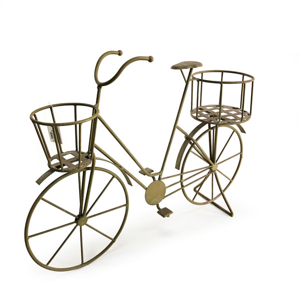 Bicicleta Clássica Suporte de Plantas em Metal (41cm)