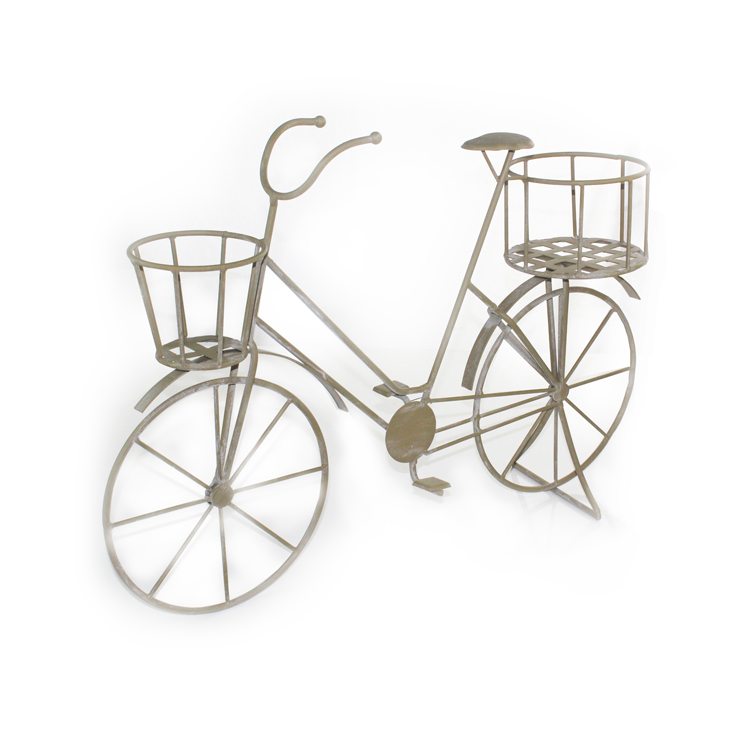 Bicicleta Clássica Suporte de Plantas em Metal (41cm) - Imagem 6