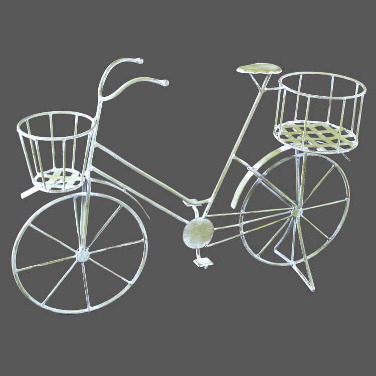 Bicicleta Clássica Suporte de Plantas em Metal (41cm) - Imagem 7