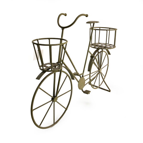 Bicicleta Clássica Suporte de Plantas em Metal (41cm) - Imagem 4
