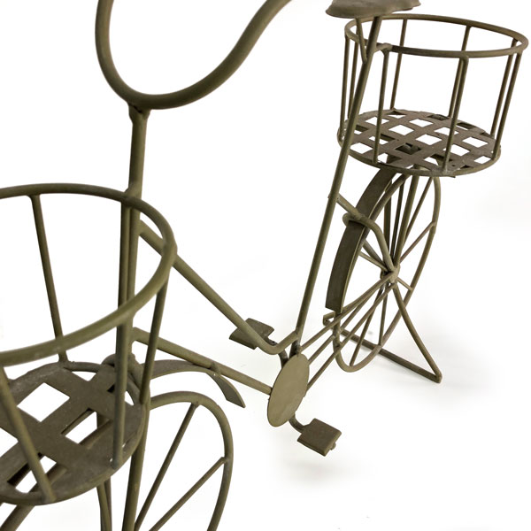 Bicicleta Clássica Suporte de Plantas em Metal (41cm) - Imagem 5