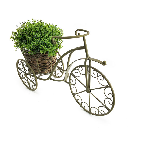 Bicicleta Paris Suporte de Plantas em Metal (41cm) - Imagem 7