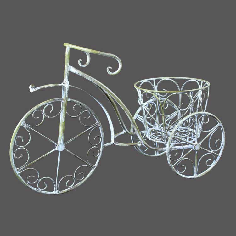 Bicicleta Paris Suporte de Plantas em Metal (41cm) - Imagem 5