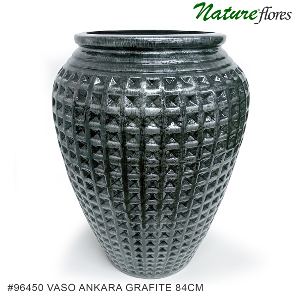 Vaso Fibra Zara - Grafite - Imagem 5