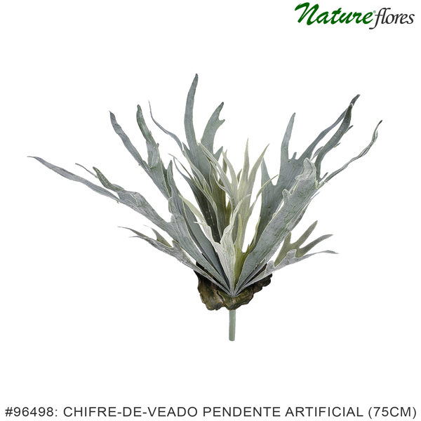 Chifre-de-Veado Planta Artificial Aveludado (50cm)