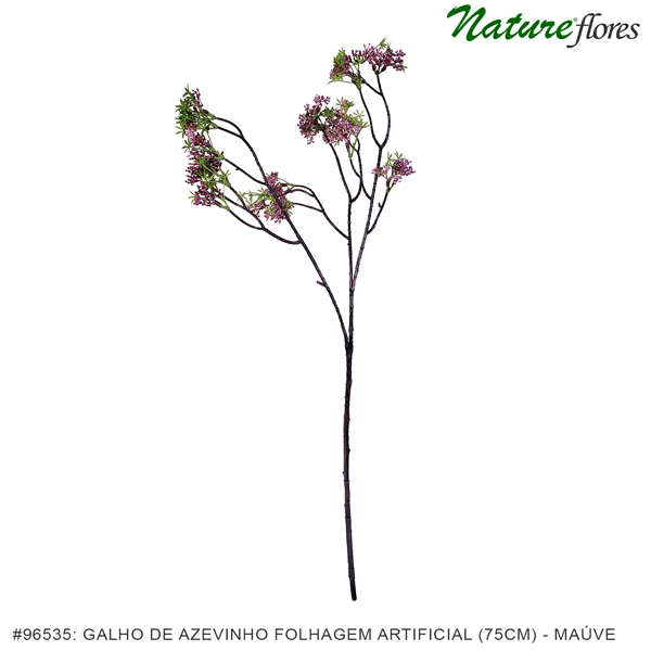 Galho Azevinho Folhagem Artificial (75cm) - Imagem 3