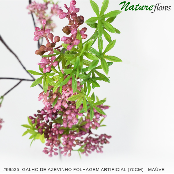 Galho Azevinho Folhagem Artificial (75cm) - Imagem 5