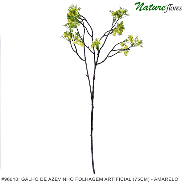 Galho Azevinho Folhagem Artificial (75cm) - Imagem 9