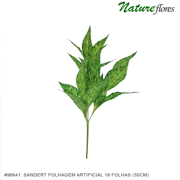 Sandert jardim vertical folhagem artificial 19F (50cm) - Imagem 2