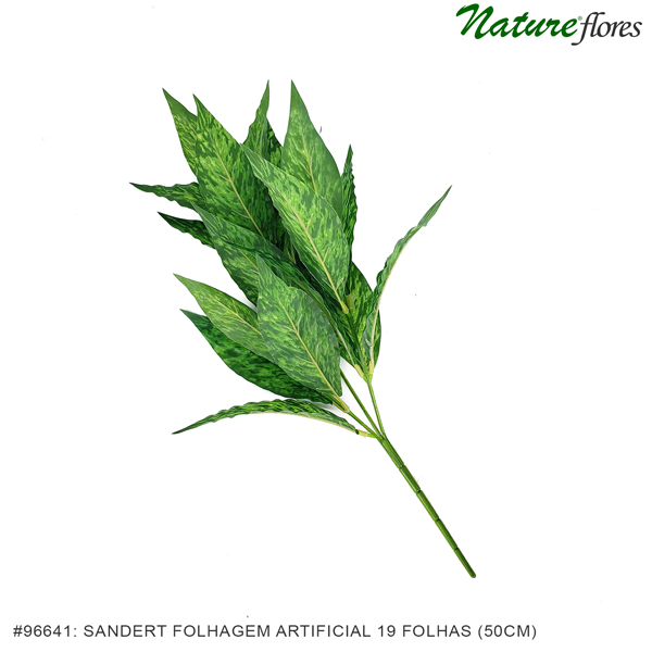 Sandert jardim vertical folhagem artificial 19F (50cm) - Imagem 3