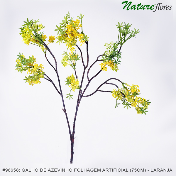 Galho Azevinho Folhagem Artificial (75cm) - Imagem 15