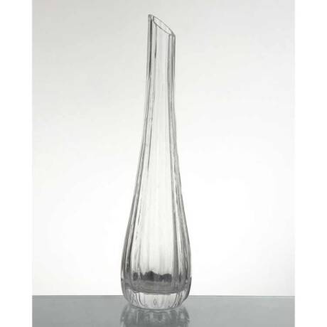 Vaso de Vidro Solitário Transparente San Michele (27,5cm)