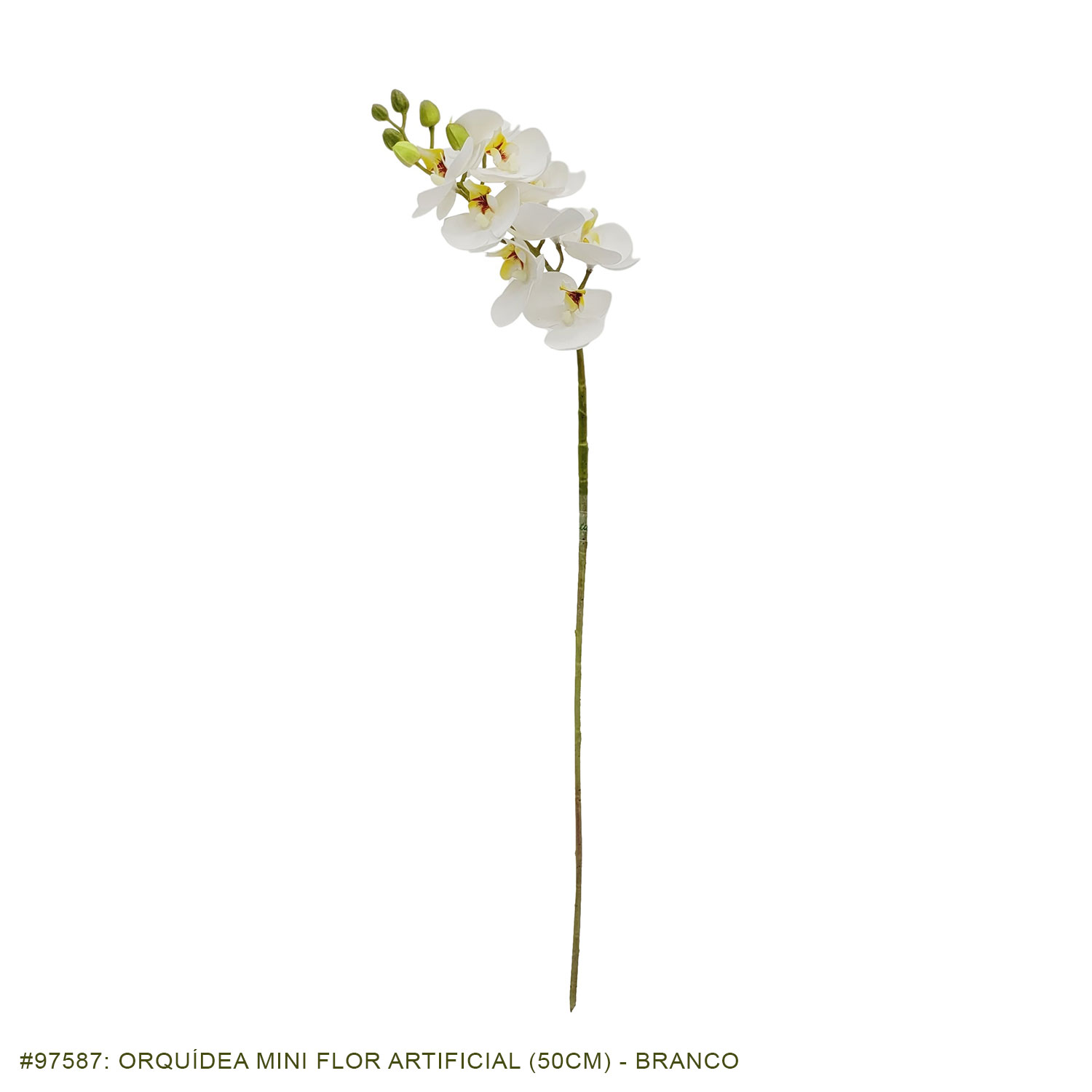 Orquídea Mini Flor Artificial (50cm) - Imagem 6
