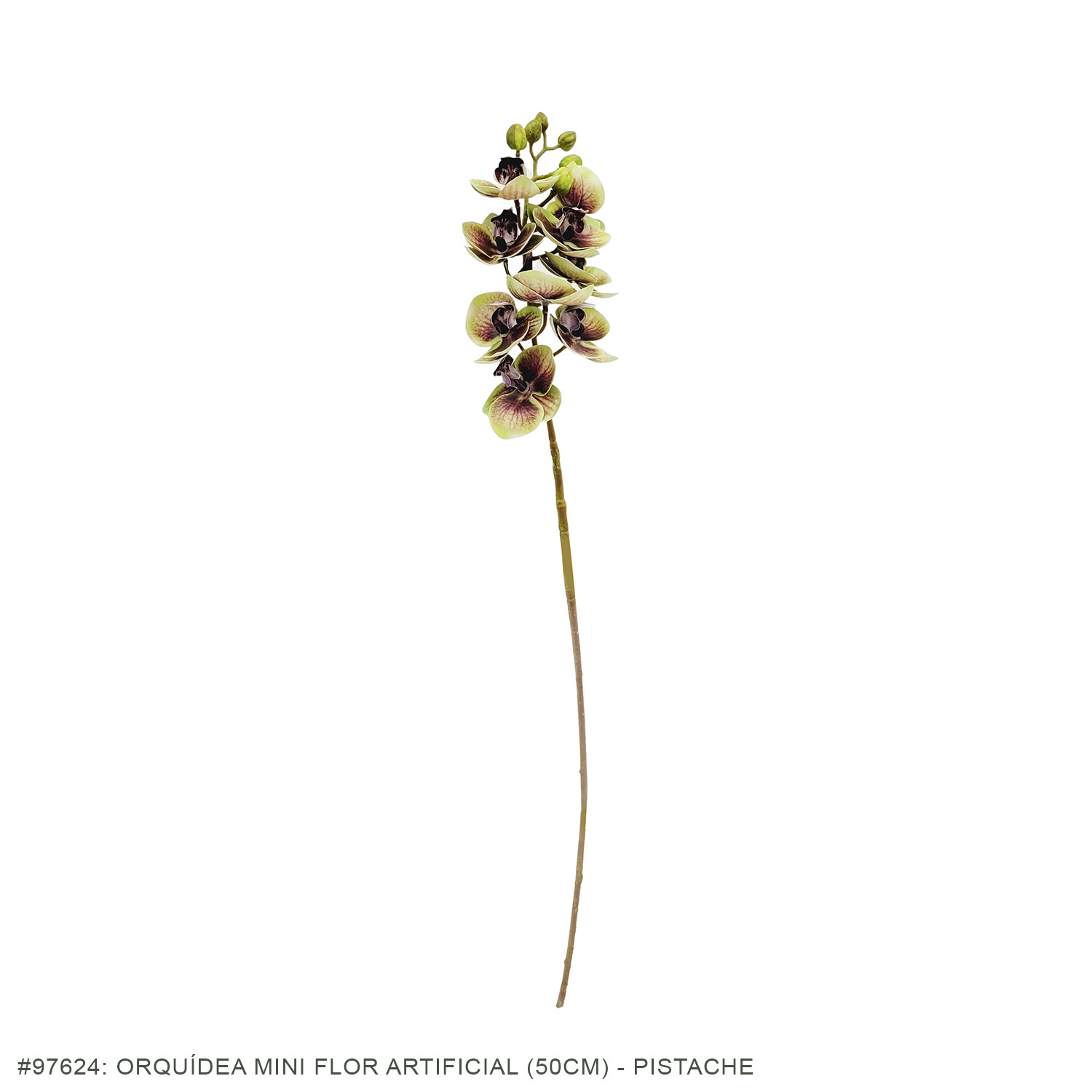 Orquídea Mini Flor Artificial (50cm) - Imagem 11