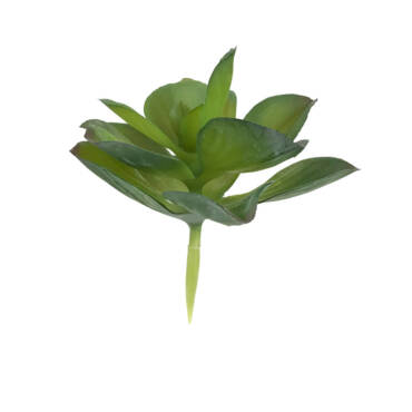 Rosa de Pedra Verde artificial (10cm)