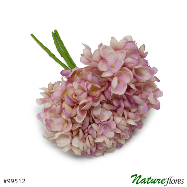 Ramalhete de Hortênsia 3 Galhos Flor Artificial (35cm) - Imagem 2