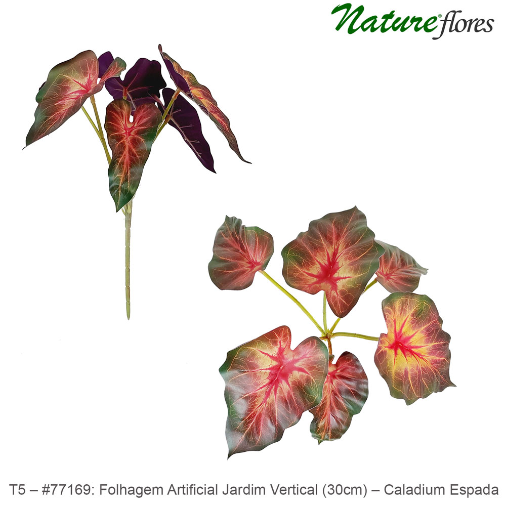 Folhagem Artificial Jardim Vertical Misto (30cm) - Imagem 10