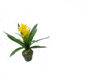 Bromélia em Silicone Planta Artificial (48cm)