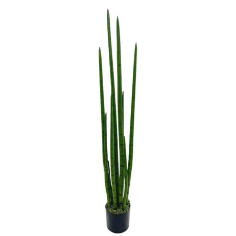 Rabo de Tatu artificial 10 Hastes no pote (1,30m) - Verde