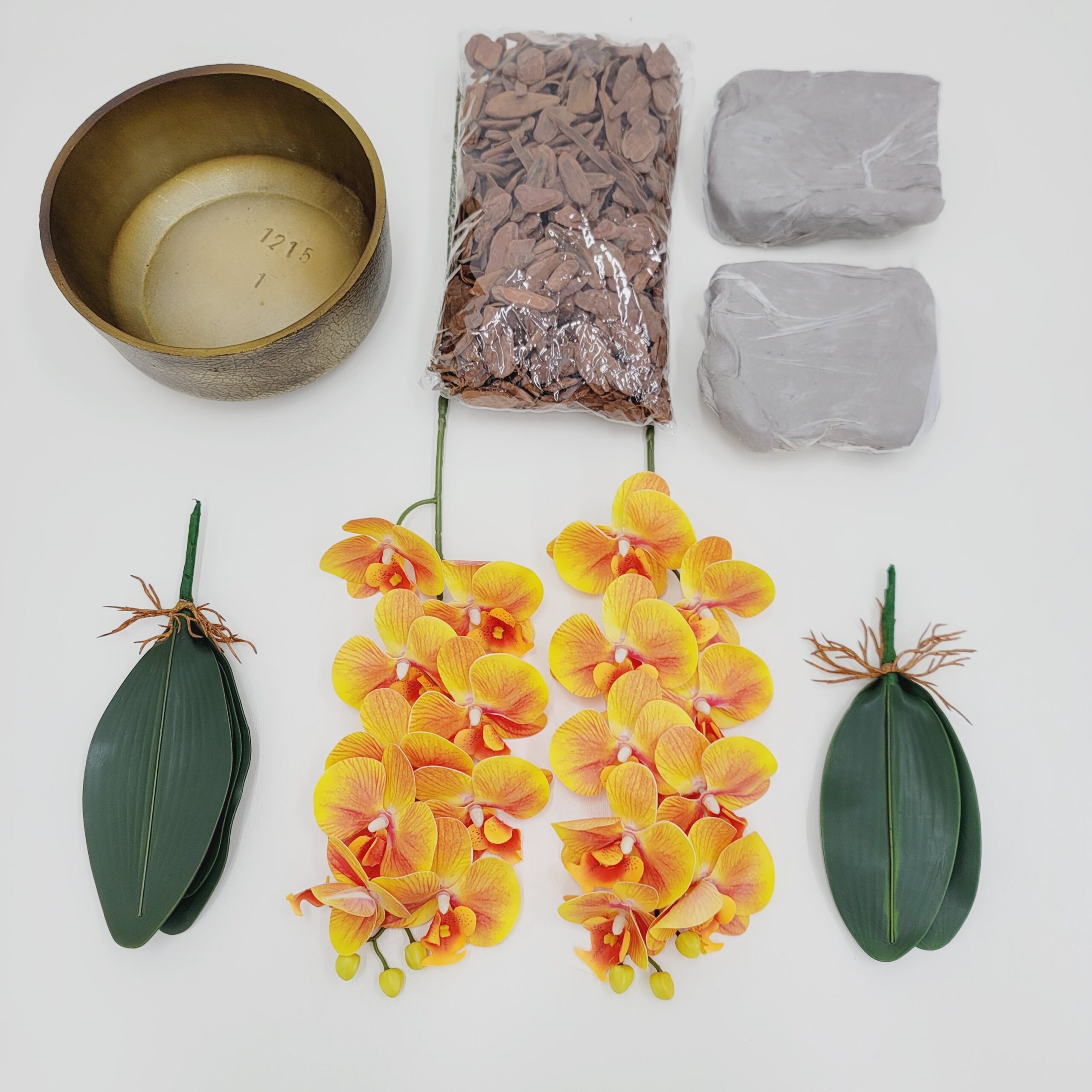 Kit Faça Você Mesmo Arranjo de Orquidea 203 - Imagem 2