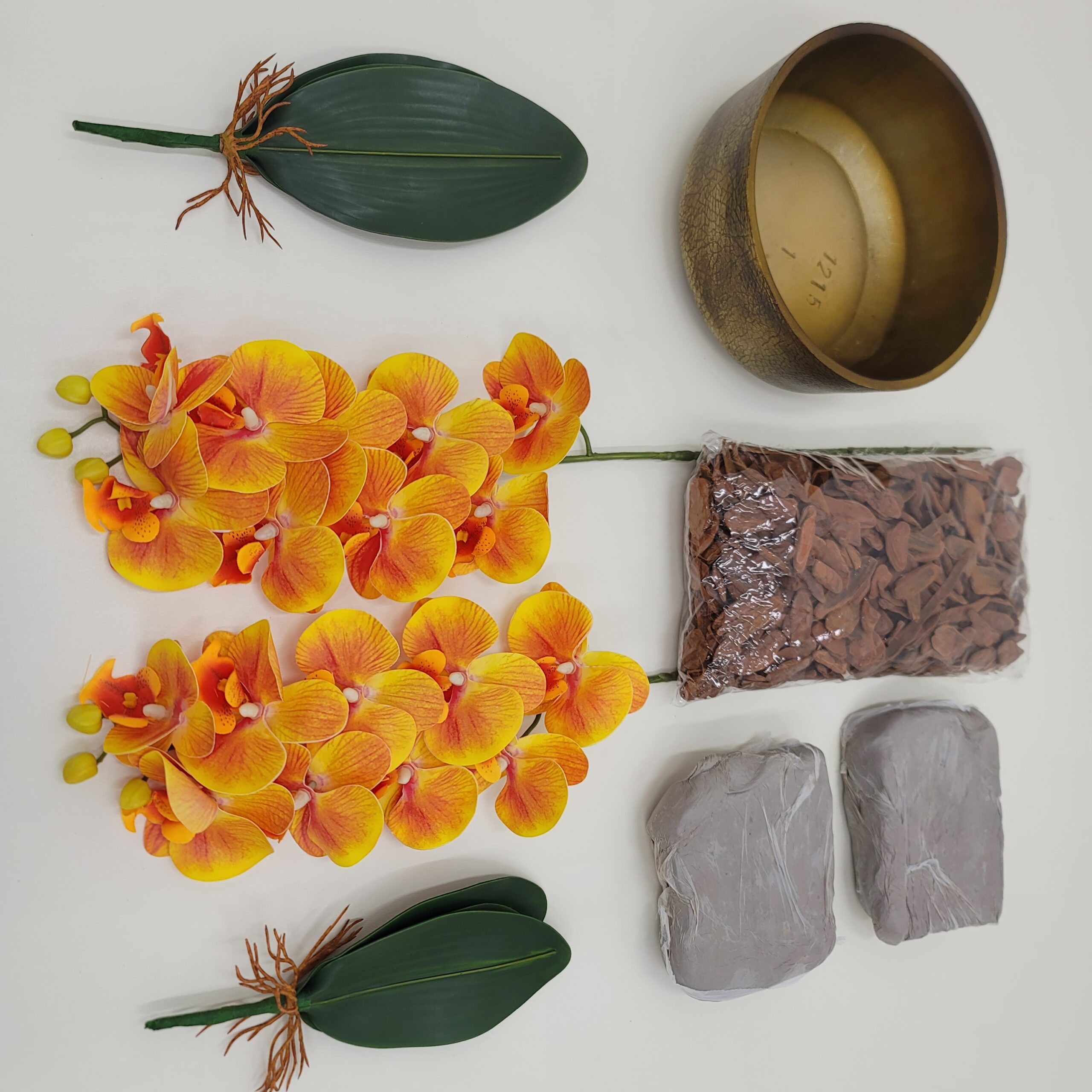 Kit Faça Você Mesmo Arranjo de Orquidea 203 - Imagem 3