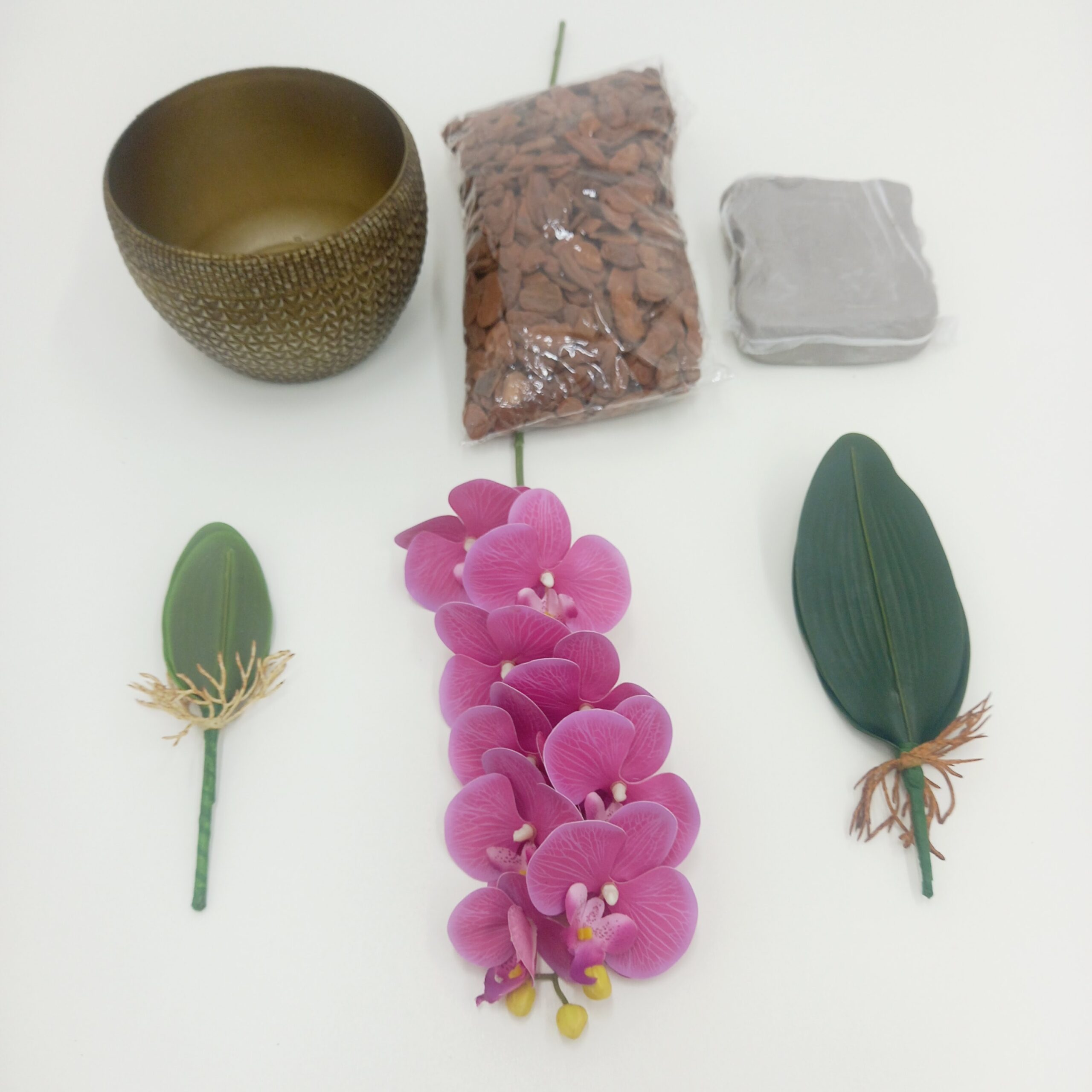 Kit Faça Você Mesmo Arranjo de Orquidea 104 - Imagem 2